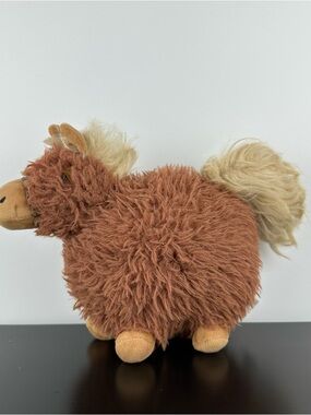 Jellycat Rolbie Pony Small  10” Plush Brown Shaggy Horse Stuffed Animal Soft Toy